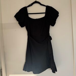 Black Wrap Dress